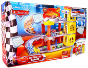 Disney Pixar Cars Toons Lightening McQueen Garage Play Set + FREE CAR
